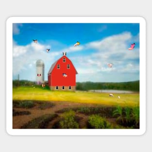 Flying Pig Farm Magnet